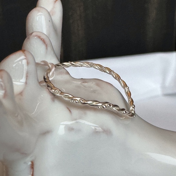 Jewlr Chevron Minimalist V Ring 925SS - NEW - Picture 4 of 7